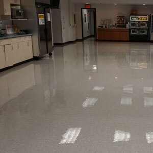 Clean Cafeteria Floor